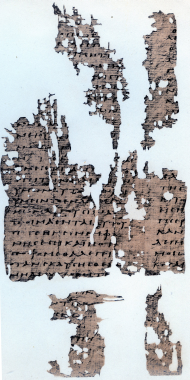 One of only three Greek manuscripts of the Gospel of Thomas